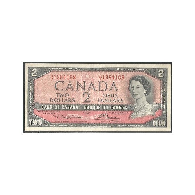 Canada, 2 Dollars 1954 (1973-75) P76d