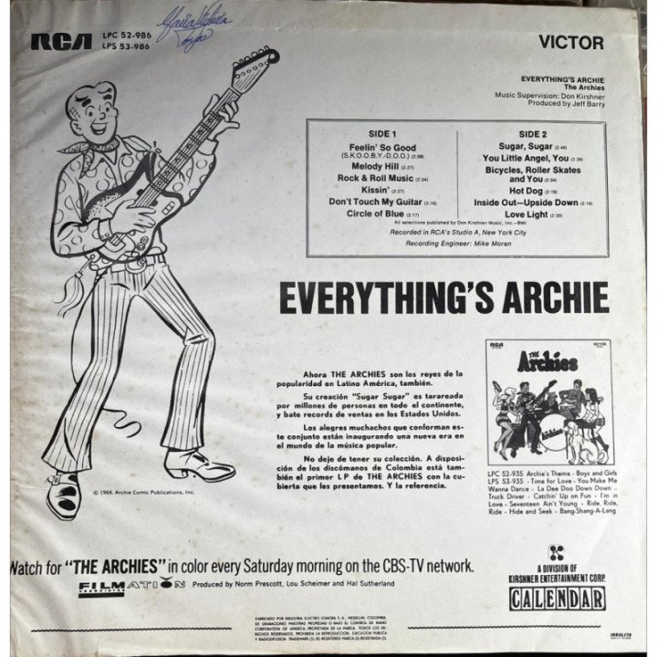 The Archies - Everything Archie reverso