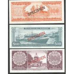 Paraguay, Set Specimenes 1999 PCS1