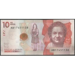 Billete de 10.000 Pesos 19...