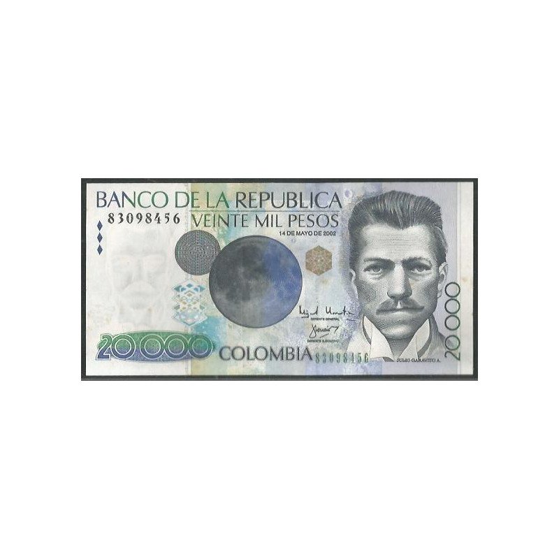 Billete de 20.000 Pesos 14 May 2002 BGW718