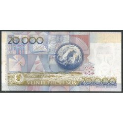 Billete de 20.000 Pesos 14 May 2002 BGW718