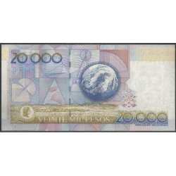 Billete de 20.000 Pesos 24 Ago 2009 BGW734