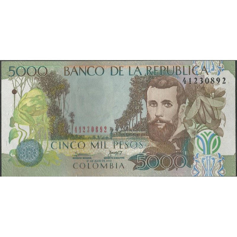 Billete de 5.000 Pesos 31 Jul 2010 BGW543