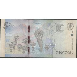 Billete de 5.000 Pesos 19 Ago 2015 Serie AA BGWNF5-1