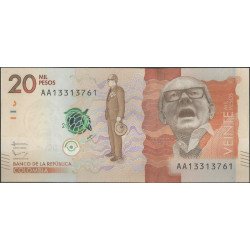 Billete de 20.000 Pesos 19...