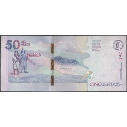 Billete de 50.000 Pesos 19 Ago 2015 AA BGWNF50-1