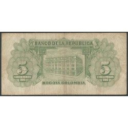Billete de 5 Pesos 1 Ene 1953 M27022602 BGW124