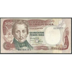Billete de 500 Pesos 2 Mar...