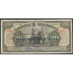 Bolivia, 20 Bolivianos...