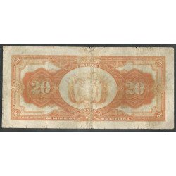 Bolivia, 20 Bolivianos ND1929 Serie C P115a