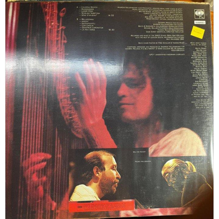Andreas Vollenweider - Caverna Magica reverso