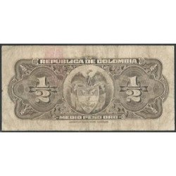 Billete de 1/2 Peso 18 Feb 1953 BGW012