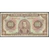 Billete de 100 Pesos 7 Ago 1947 6 Digitos BGW286