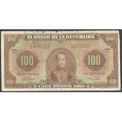 Billete de 100 Pesos 1 Ene...