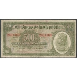 Billete de 500 Pesos 20 Jul...