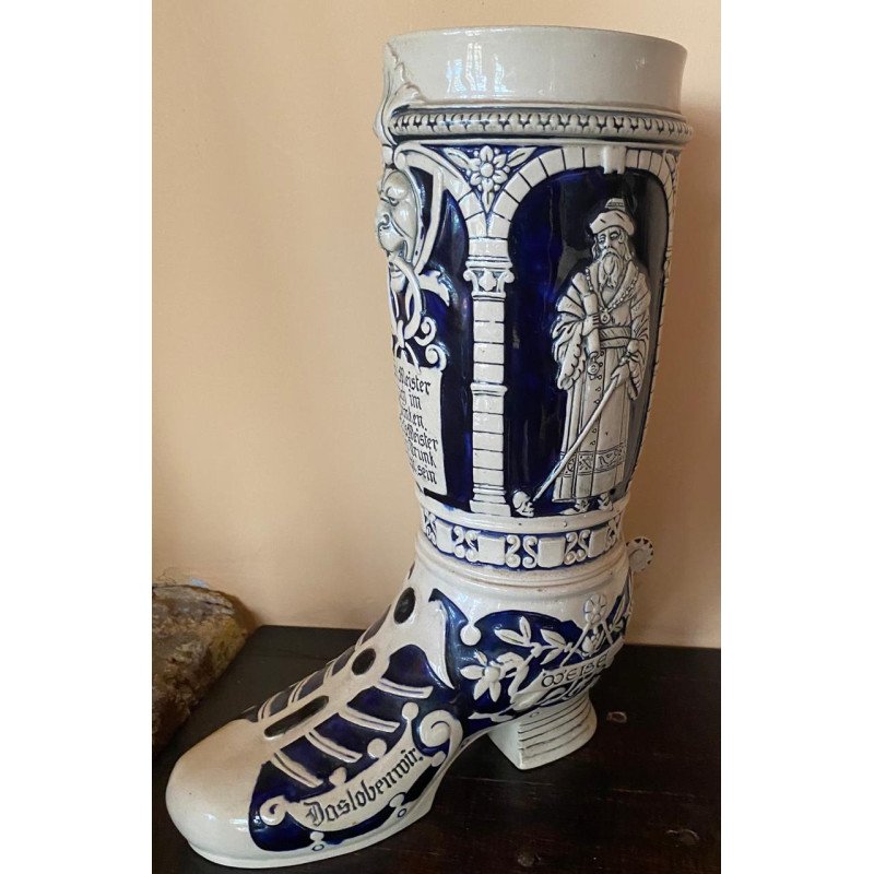 Jarro de cerveza, "Bota froh beim bier" - Alemania