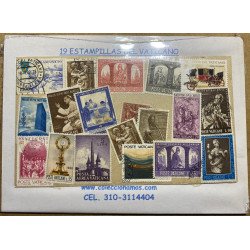 Vaticano, 19 estampillas...