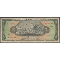 El Salvador, 5 Colones 25...