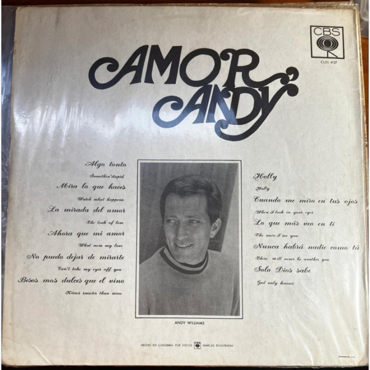 Andy Williams - Amor Candy reverso