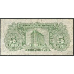 Billete de 5 Pesos 20 Jul 1960 BGW125