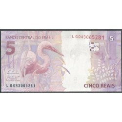 Brasil, 5 Reales 2010 L P253g