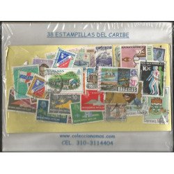 Caribe, 38 Estampillas