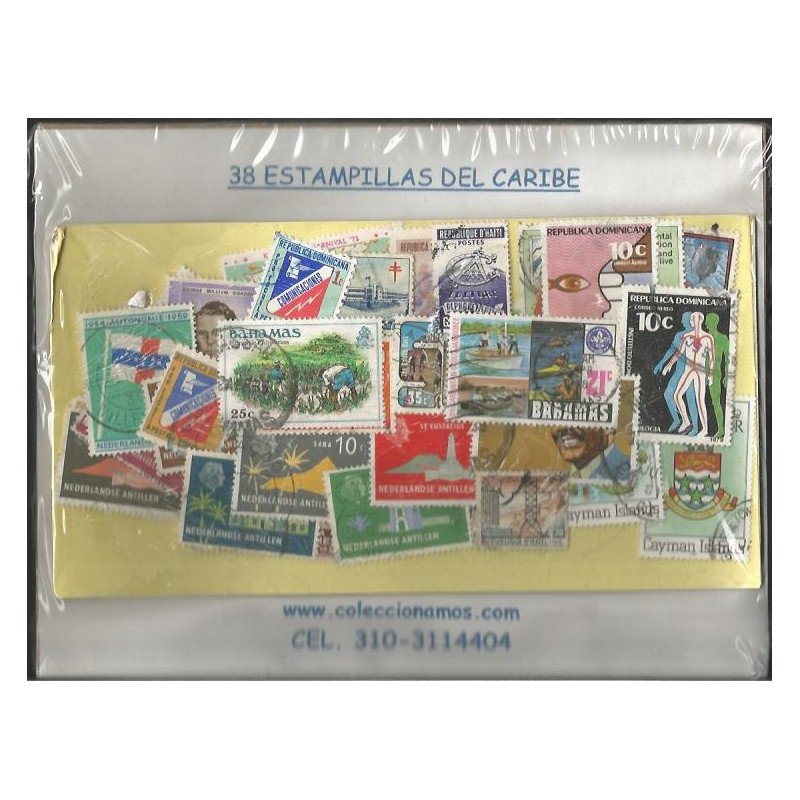 Caribe, 38 Estampillas