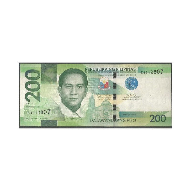 Filipinas, 200 Piso 2015 P209a