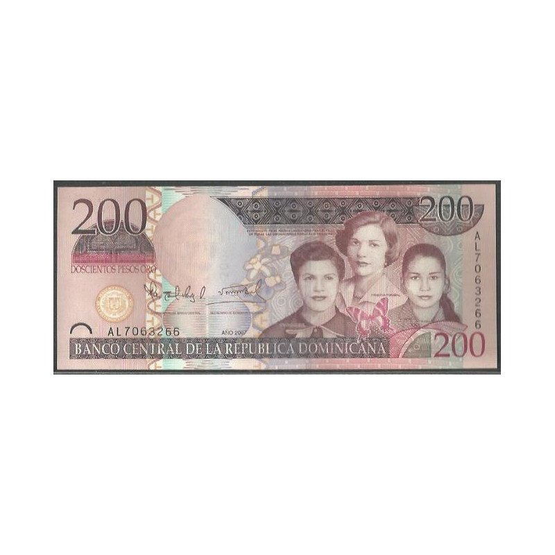 Rep. Dominicana, 200 Pesos 2007 P178