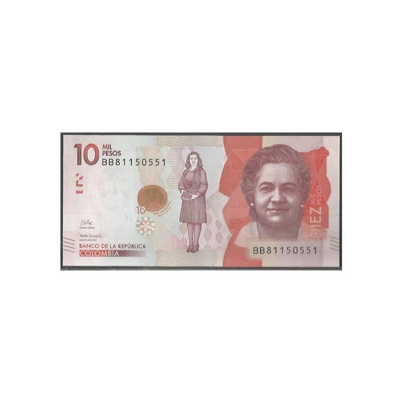 Billete de 10.000 Pesos 24 Oct 2023 BB BGWNF10-13