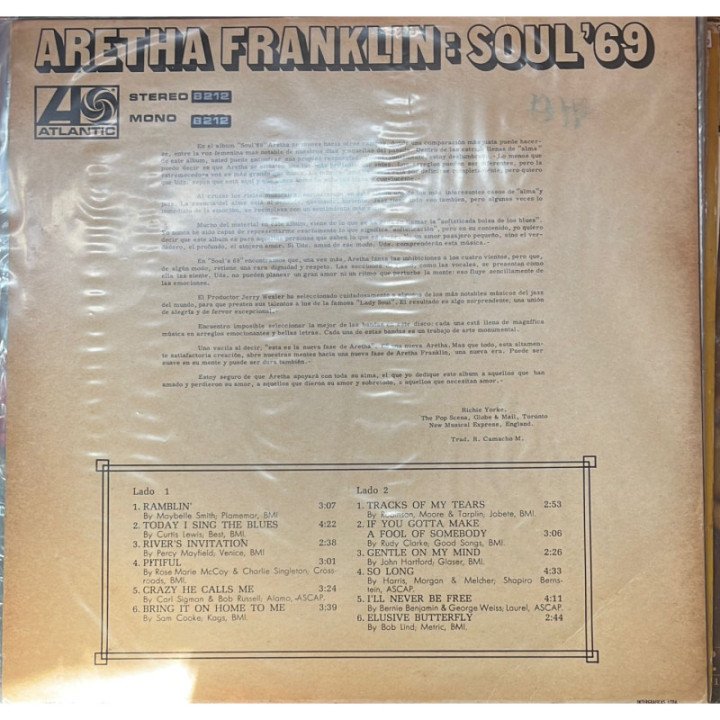 Aretha Franklin - Soul '69 reverso