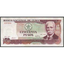 Cuba, 50 Pesos 1990 P111a