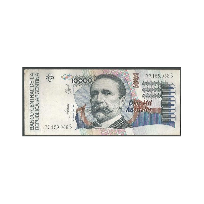 Argentina, 10.000 Australes ND1989-91 Serie B P334a