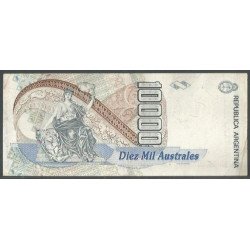 Argentina, 10.000 Australes ND1989-91 Serie B P334a