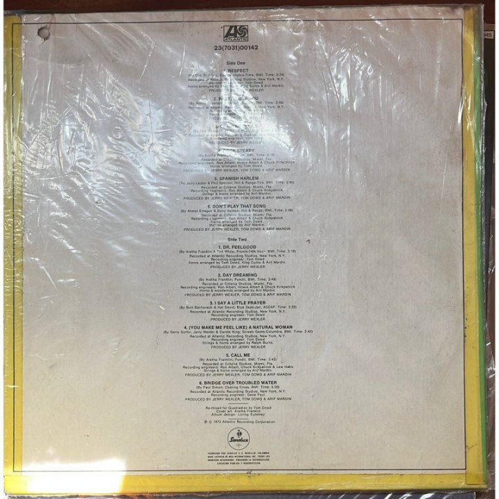 Aretha Franklin - The Best Of Aretha Franklin reverso
