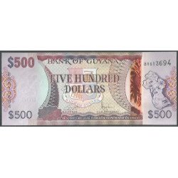 Guyana, 500 Dollars ND2024...