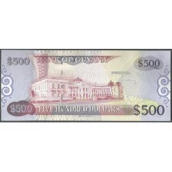 Guyana, 500 Dollars ND2024 P37-3