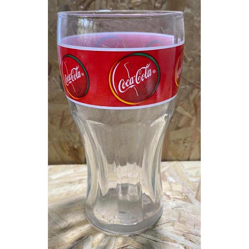 Vaso Banda Roja Con Círculos