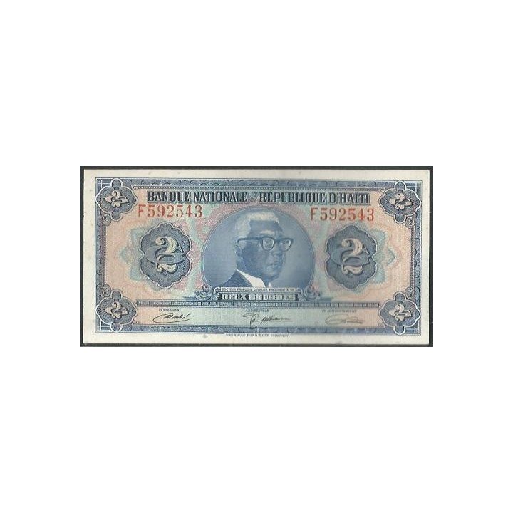 Haiti 2 Gourdes L1919 P201-2