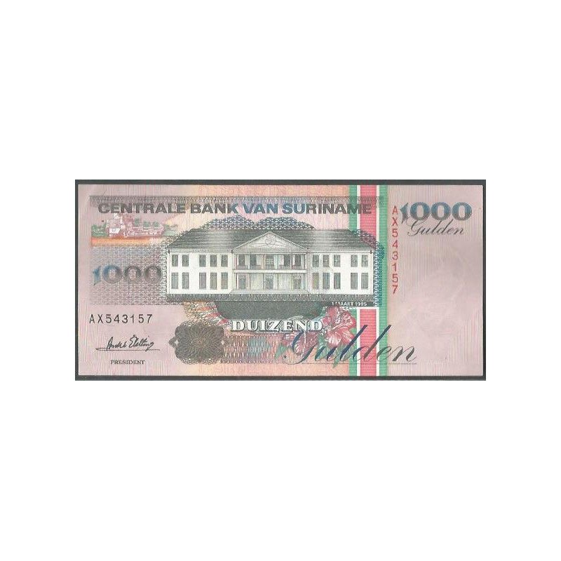 Suriname, 1.000 Gulden 1 Mar 1995 P141b