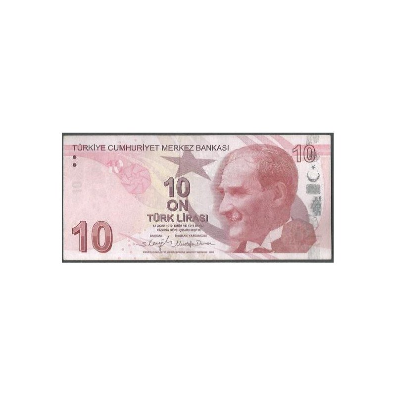 Turkya, 10 Liras L1970 (2009) P223f
