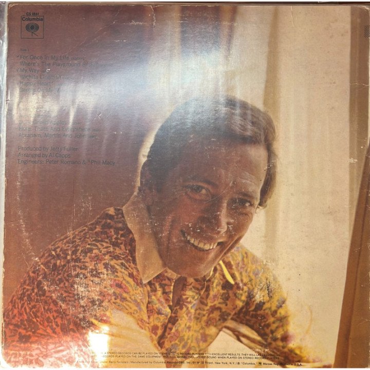 Andy Williams - Happy Heart reverso