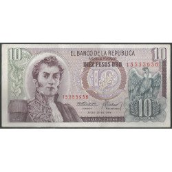 Billete de 10 Pesos 20 Jul 1974 BGW192