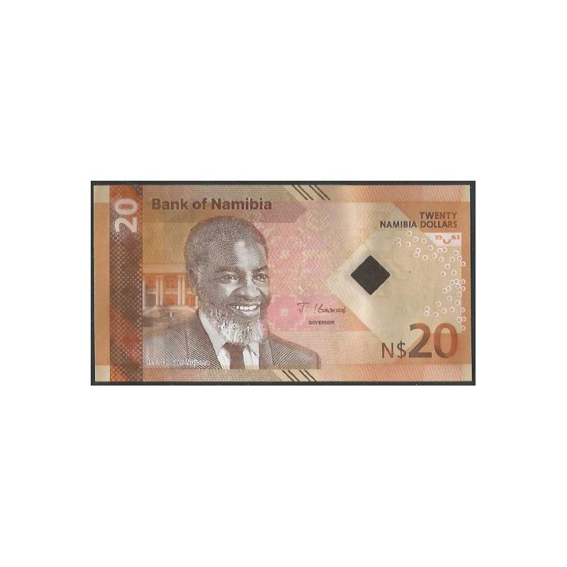Namibia, 20 Dollars 2025 P21