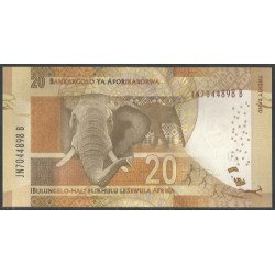Sur Africa, 20 Rand ND2013-16 P139b