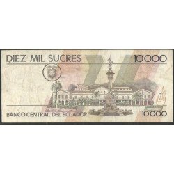 Ecuador, 10.000 Sucres 4 Ene 1996 AN P127d