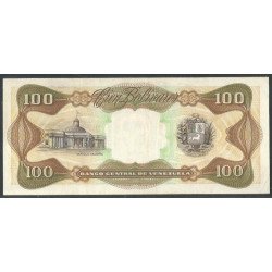 Venezuela, 100 Bolivares 8 Dic 1992 N 8 Dig P66e