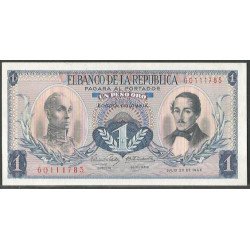 Billete de 1 Peso 20 Jul...