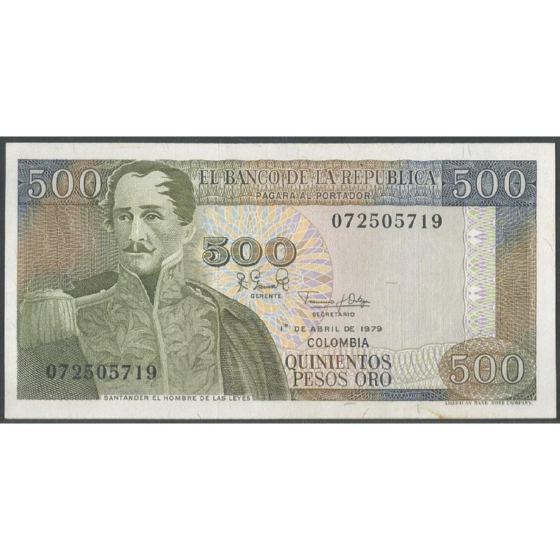 Billete de 500 Pesos 1 Abr 1979 BGW390